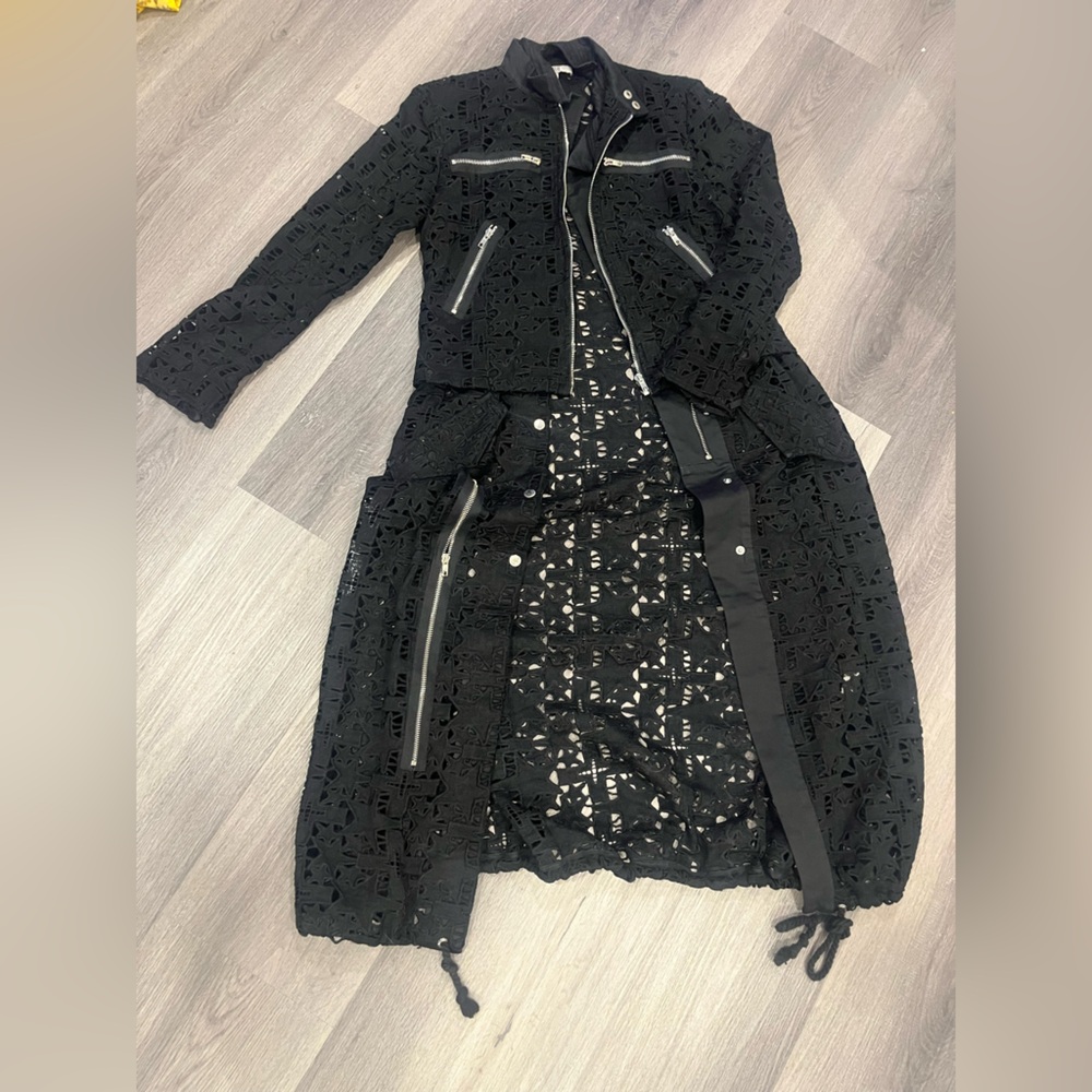 ASILIO Star Embroidered High Low Jacket/Coat